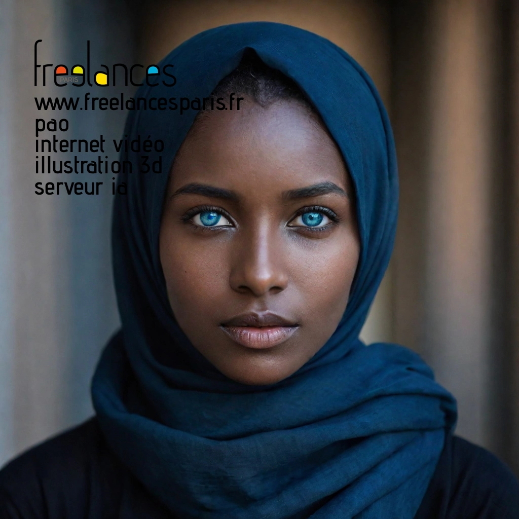 Pao mise en page internet vidéo illustration 3d serveur IA générative AI freelance paris studio de création magazines 737916k0